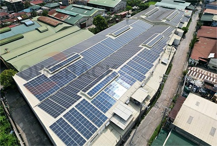Система за монтиране на ламаринен покрив Powerack във Филипините