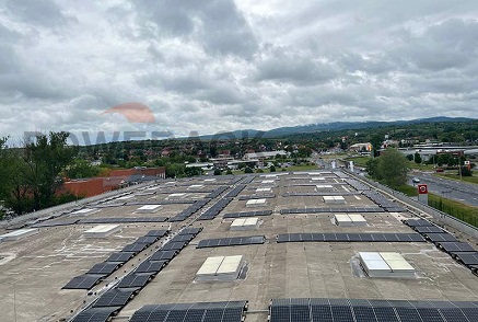 Система за монтаж на Powerack Ballasted A в Унгария