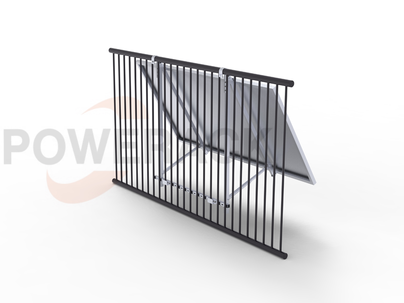 balcony railing solar mounting systems