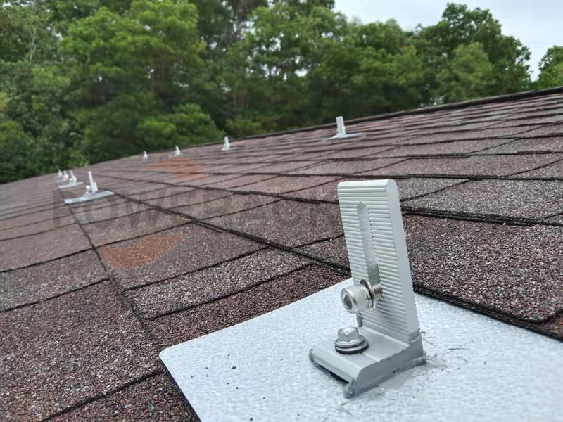 Asphalt Shingle Roof PV Mounting System