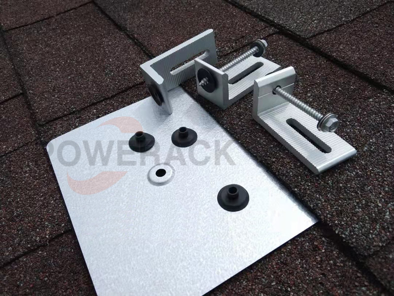 Asphalt Shingle Roof PV Mounting System