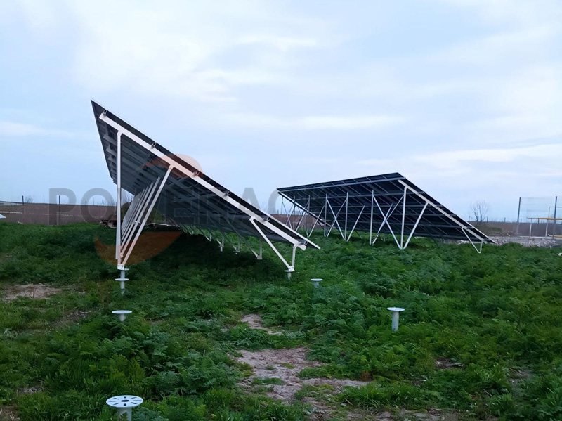 solar ground-mounted racks 
